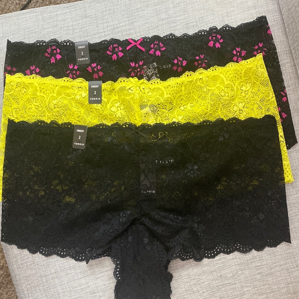 3 pack Brand New Torrid panties